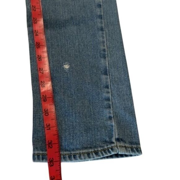 Hollister Mens Distressed Skinny Jeans W34 X L32 Blue Denim Cotton Blend - Picture 15 of 15